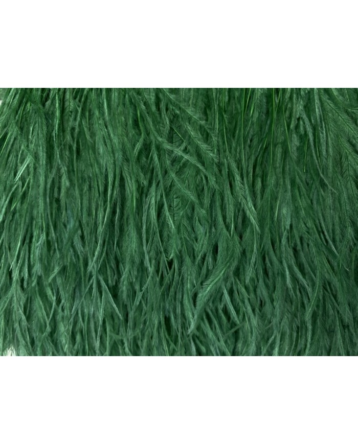 Deve Kuşu Tüyü Zümrüt Yeşili 1 Metre