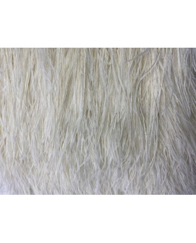 Deve Kuşu Tüyü Açık Krem 1 Metre