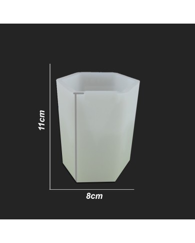 Bardak Reçine Epoksi ve Beton Kalıbı - Altıgen -Kod:929 Bardak Reçine Epoksi ve Beton Kalıbı - Altıgen -Kod:929