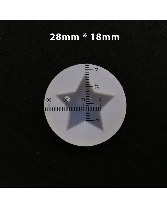 Reçine Epoksi Kalıp-delikli Yıldız - E8