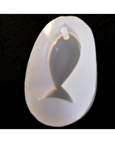 Reçine Epoksi Kalıp-delikli Balık - E9