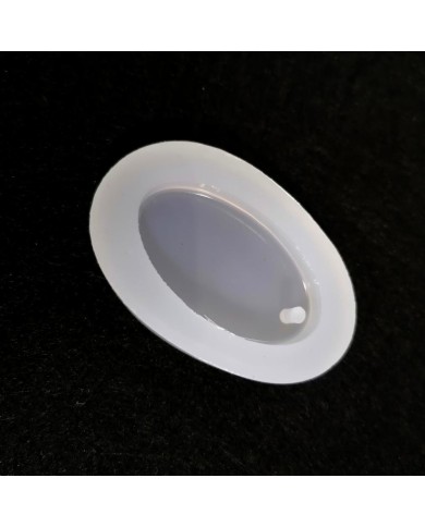 Reçine Epoksi Kalıp-delikli Oval 2 - E16
