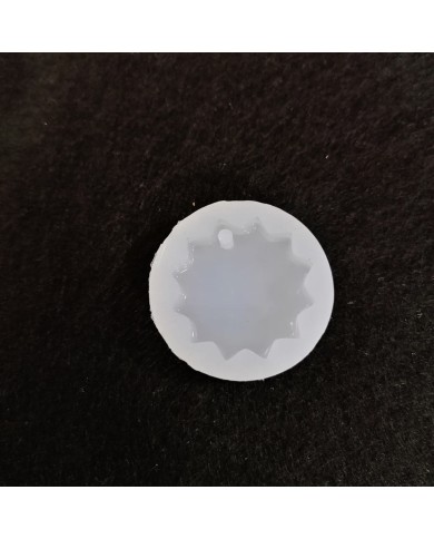 Güneş Kolye Reçine Epoksi Kalıp-delikli - E23