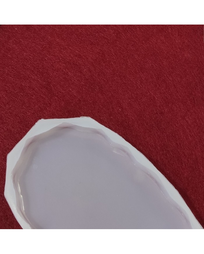 Köşeli Kalp Şeklinde Reçine Epoksi,Mum,Sabun Kalıbı-Kod:31