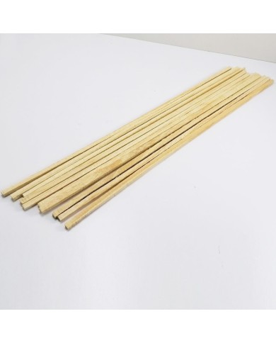 10 Adet - Ahşap çıta - 5 mm x 33 cm