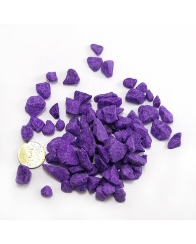 İri çakıl taşı - Mor - 100 gr