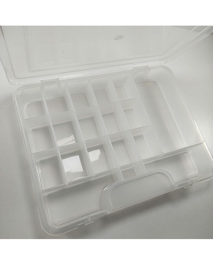 Çok Gözlü Renkli Boncuk Kutusu Plastik