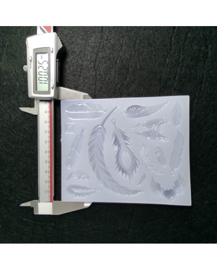 Reçine Epoksi ve Sabun Mini Yapraklar Kalıbı - Kod:104