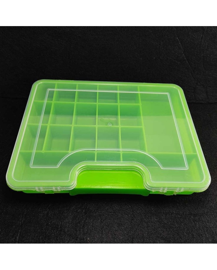 Çok Gözlü Renkli Boncuk Kutusu Plastik