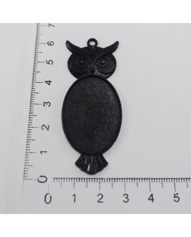 Metal Kolye Ucu - Baykuş 3