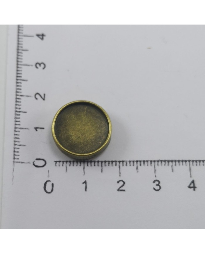 Metal Kolye Ucu - Yuvarlak