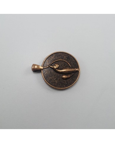 Metal Kolye Ucu - Kedili