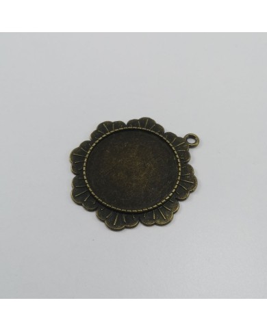 Metal Kolye Ucu - Çerçeve