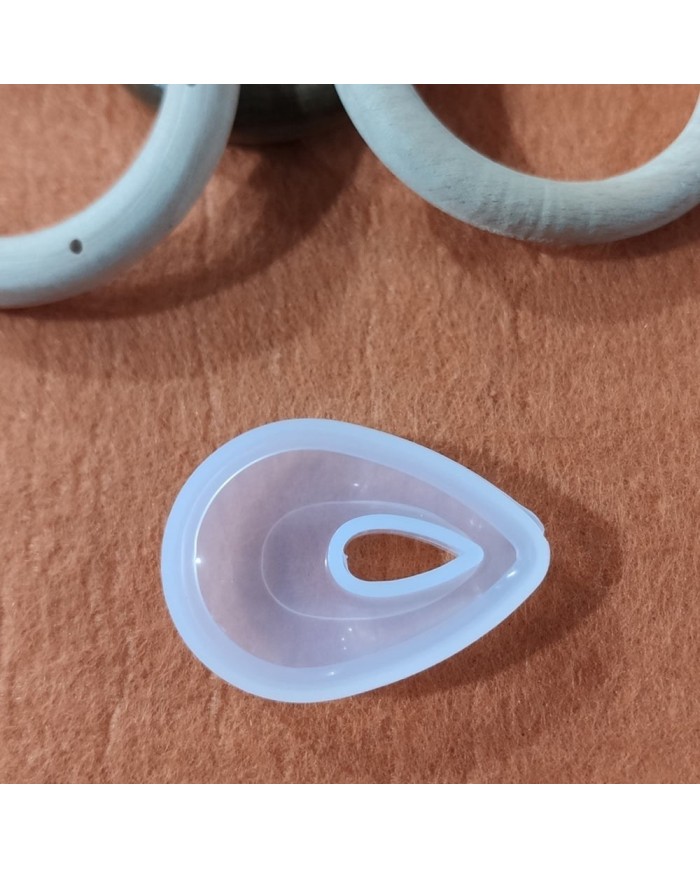 Damla Küpe Kolye Reçine Epoksi Kalıp -Kod:78