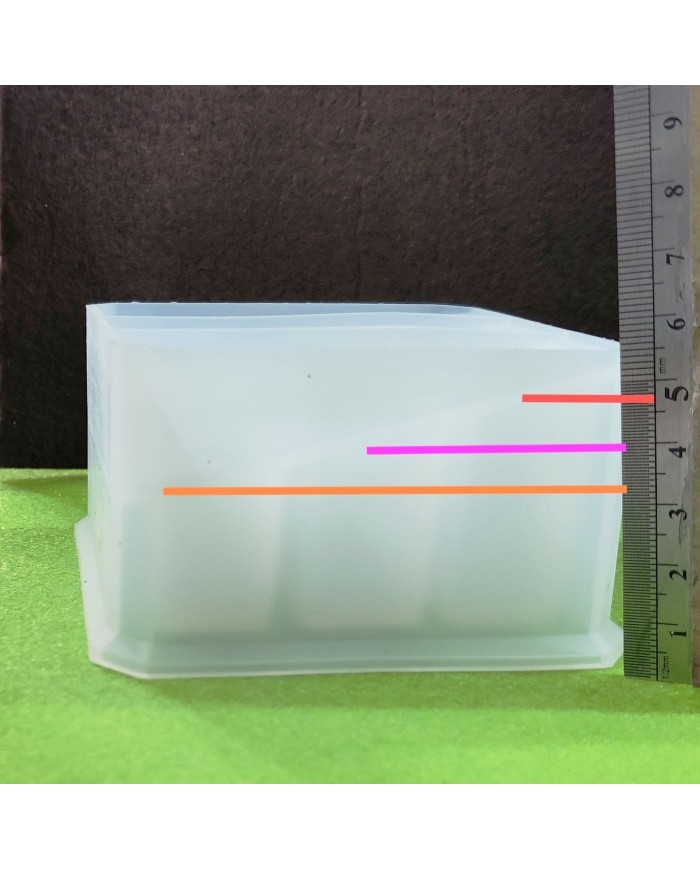 Makyaj Kutusu Reçine Epoksi ve Beton Kalıbı -Kod:238