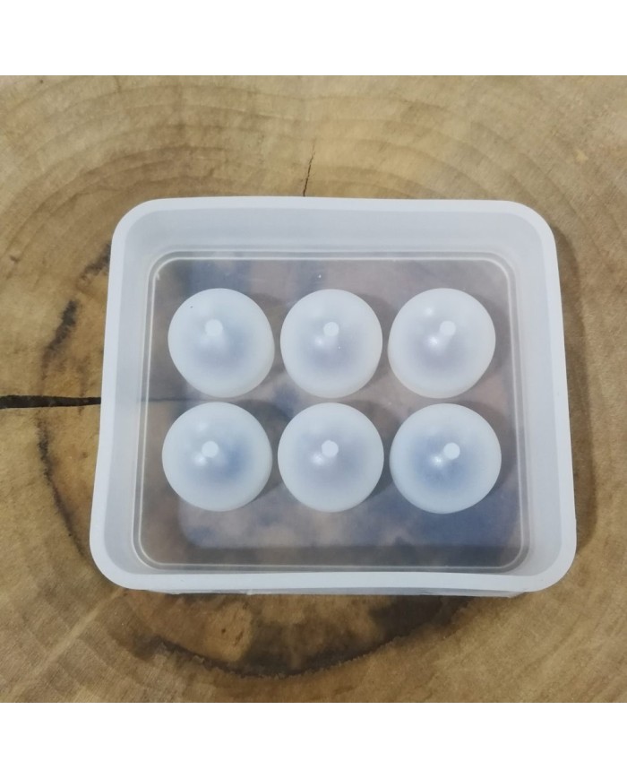 16 mm Yuvarlak Boncuk Tesbih Reçine Silikon Kalıbı -Kod:249