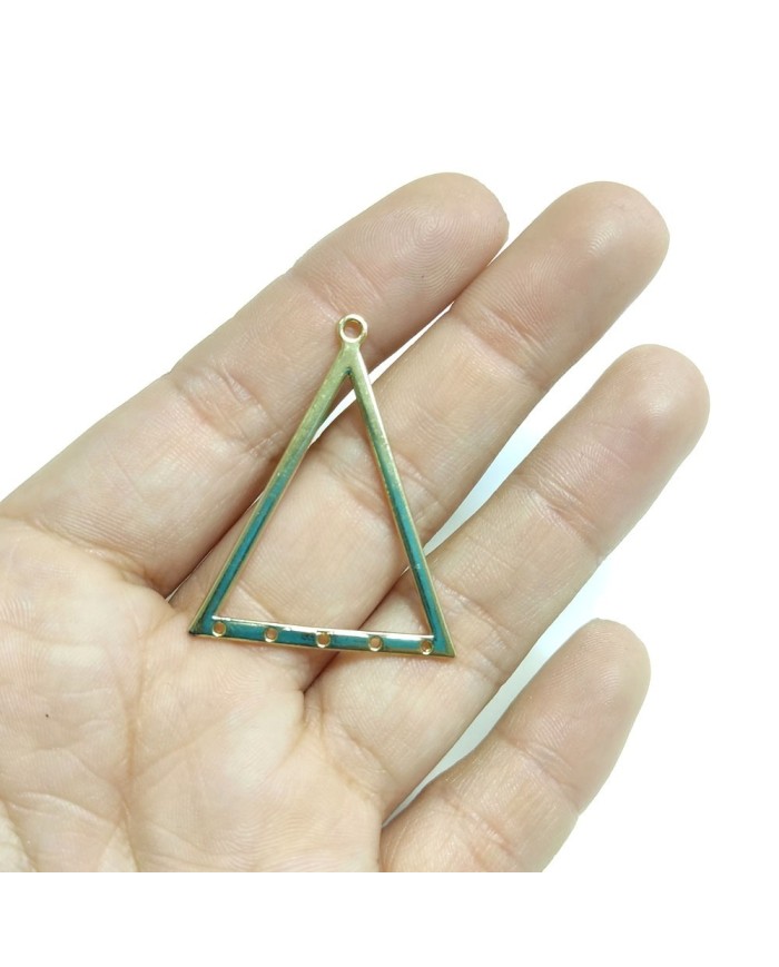 Üçgen Metal Kolye Ucu