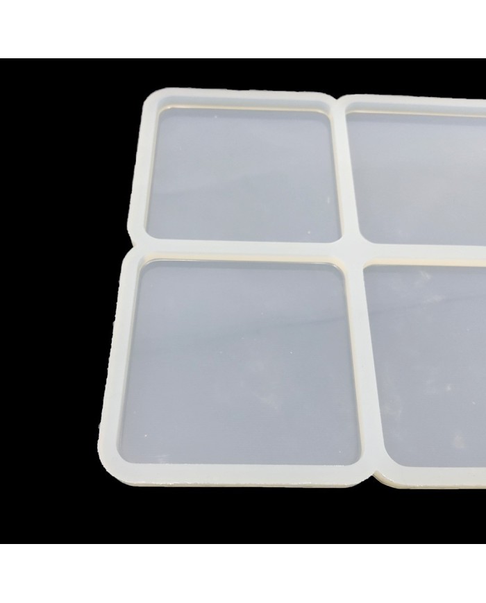 Kare Dörtlü Kalıp - Reçine Epoksi Kalıp - ÇB1