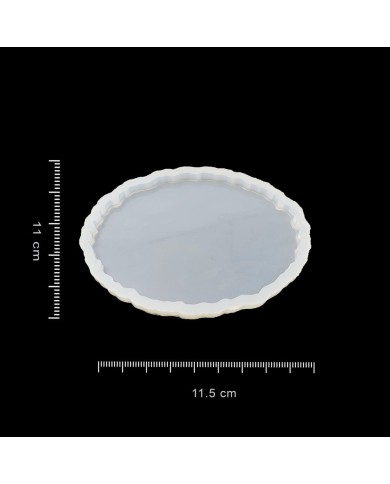 Bardak Altı Reçine Epoksi Kalıp - Oval - B5