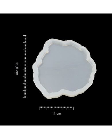 Bardak Altı Reçine Epoksi Kalıp - Dalgalı Yuvarlak - B14