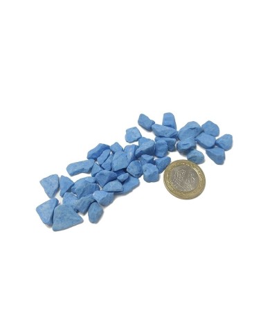 İri Çakıl Taşı - Mavi - 100 gr