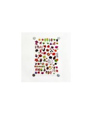 Reçine Epoksi Sticker - Yapraklar 2