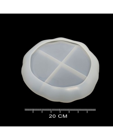 Epoksi ve Beton Silikon Kalıp - Yuvarlak Tabak -Kod:283