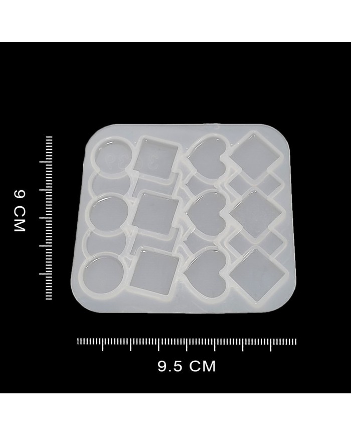 4'Lü Toka Epoksi Silikon Kalıp Seti -Kod:259