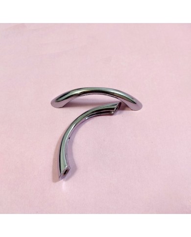 Tepsi Epoksi Kalıp Kulpu - Gümüş Metal - Çift