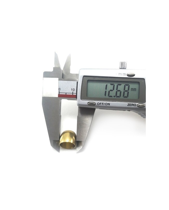 12mm Huni Boncuk Kapak - Boncuk Şapkası - Gold - 10 Adet