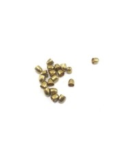 9mm Huni Boncuk Kapak - Boncuk Şapkası - Gold - 10 Adet