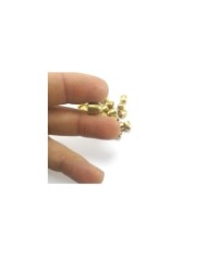 9mm Huni Boncuk Kapak - Boncuk Şapkası - Gold - 10 Adet
