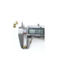 9mm Huni Boncuk Kapak - Boncuk Şapkası - Gold - 10 Adet