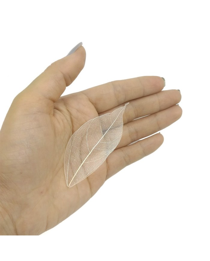 3 Adet - Kumaş Yaprak - Beyaz 3 Adet - Kumaş Yaprak - Beyaz