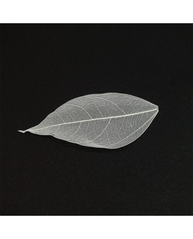 3 Adet - Kumaş Yaprak - Beyaz 3 Adet - Kumaş Yaprak - Beyaz