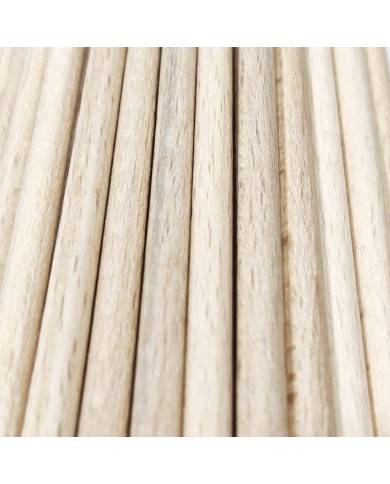 10 Adet - Bambu çubuk - 5 mm x 16 cm ebatlarında