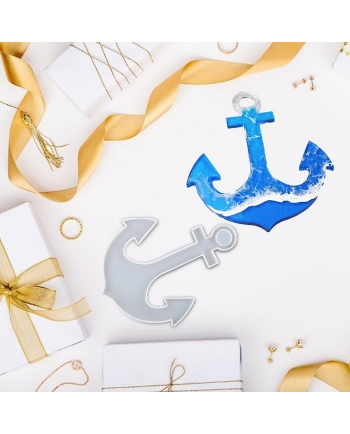 Bahriyeli Yarim Var Reçine epoksi ve Beton Kalıbı - Çapa -Kod:318