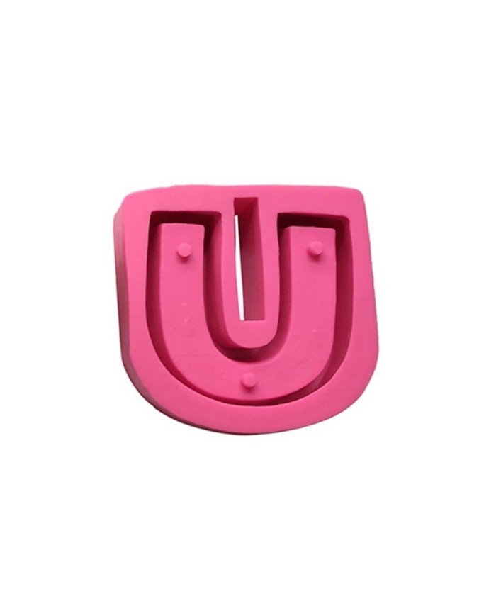 I Love You Beton Saksı Kalıbı - U Harfi Kalıp
