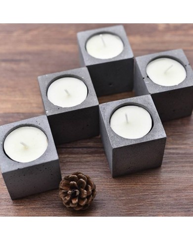 Mum ve Saksı Beton Kalıbı - Kare