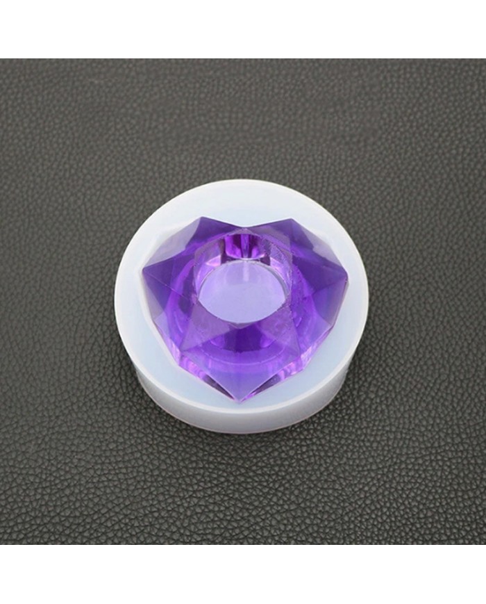 Kalp Kristal Mumluk Reçine Epoksi ve Beton Kalıbı -Kod:378