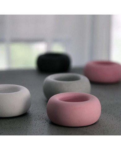 Yuvarlak Tealight Mumluk Silikon Kalıbı