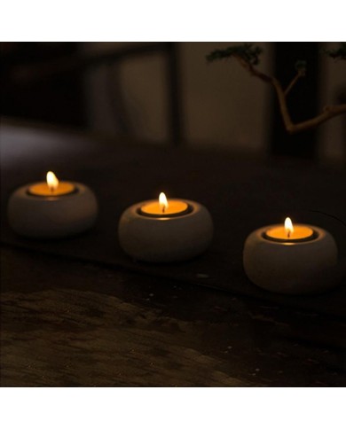 Yuvarlak Tealight Mumluk Silikon Kalıbı