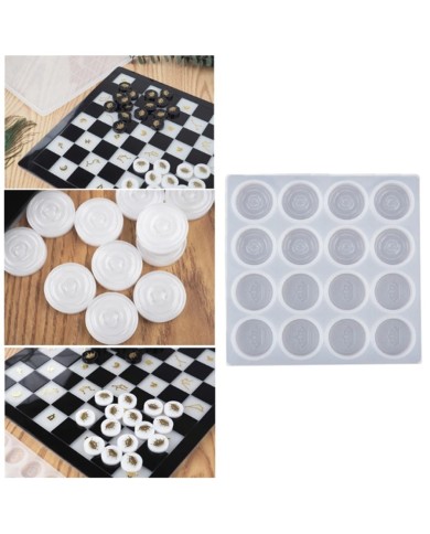 Tavla Pulu Reçine Epoksi ve Beton Kalıbı -Kod:918 Tavla Pulu Reçine Epoksi ve Beton Kalıbı -Kod:918