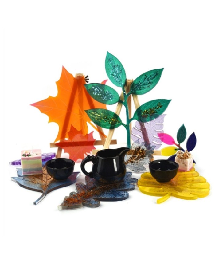 Gazel Yaprak Reçine Epoksi ve Beton Kalıbı -Kod:337