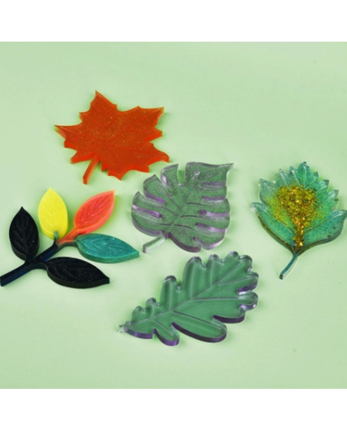 Gazel Yaprak Reçine Epoksi ve Beton Kalıbı -Kod:337