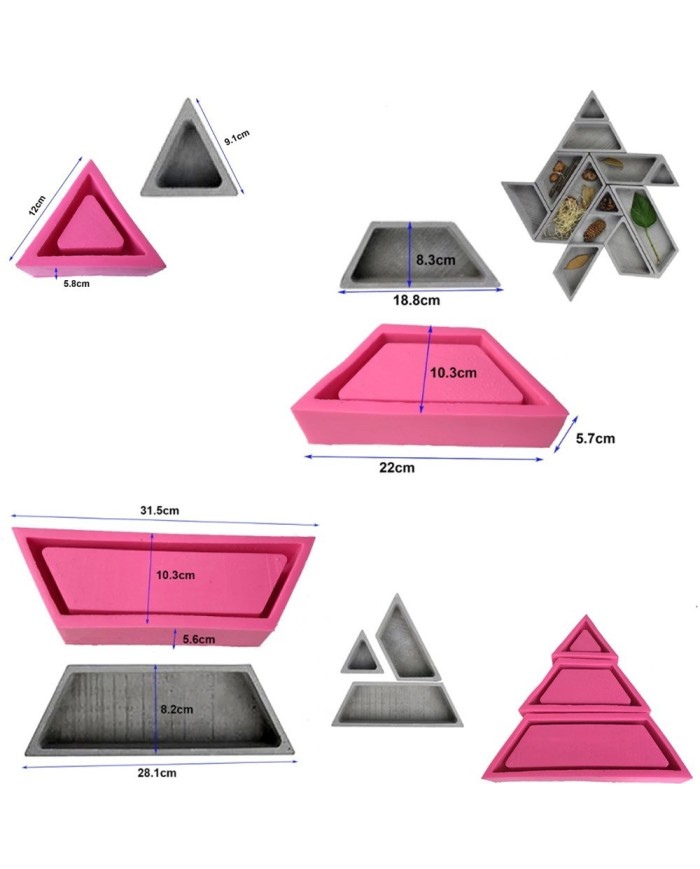 Beton Dekoratif Saksı Kalıbı