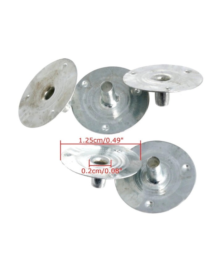 Mum Fitil Ayağı ve Kopçası - Çıt Çıt 500 Adet