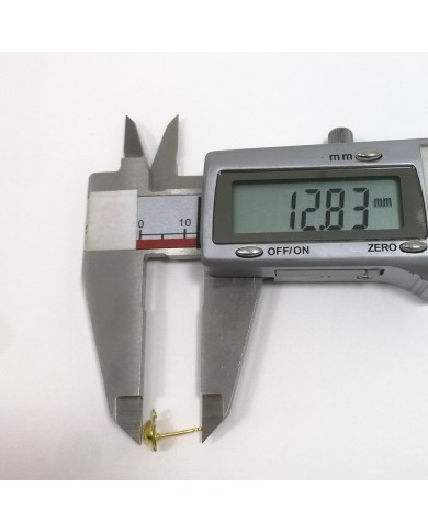 Küpe Çivisi Kapaklı - Gold 10 Adet