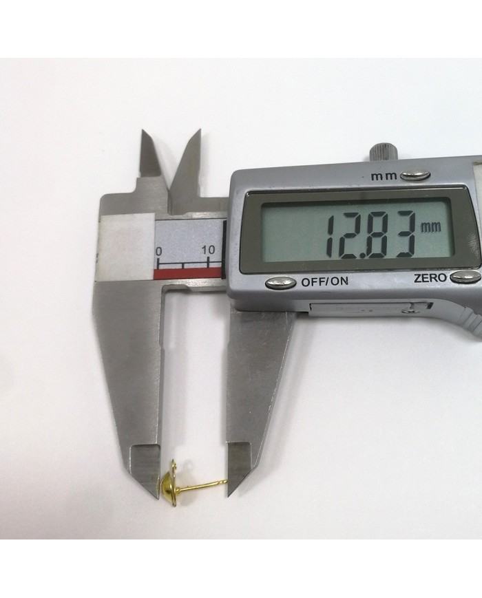 Küpe Çivisi Kapaklı - Gold 10 Adet