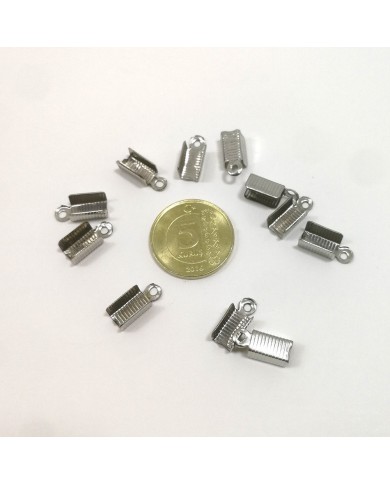 Reçine Epoksi Takı Timsah Kapama - 250 adet Gümüş